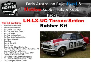 LH LX UC Torana Sedan Kit list