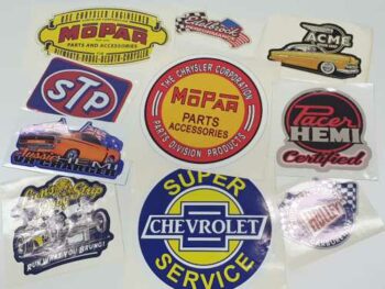 Vintage Mopar stickers