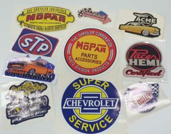 Vintage Mopar stickers