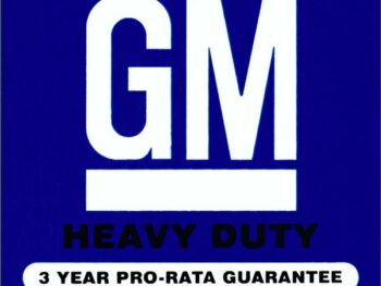 Holden Heavy Duty Guarantee decal GM